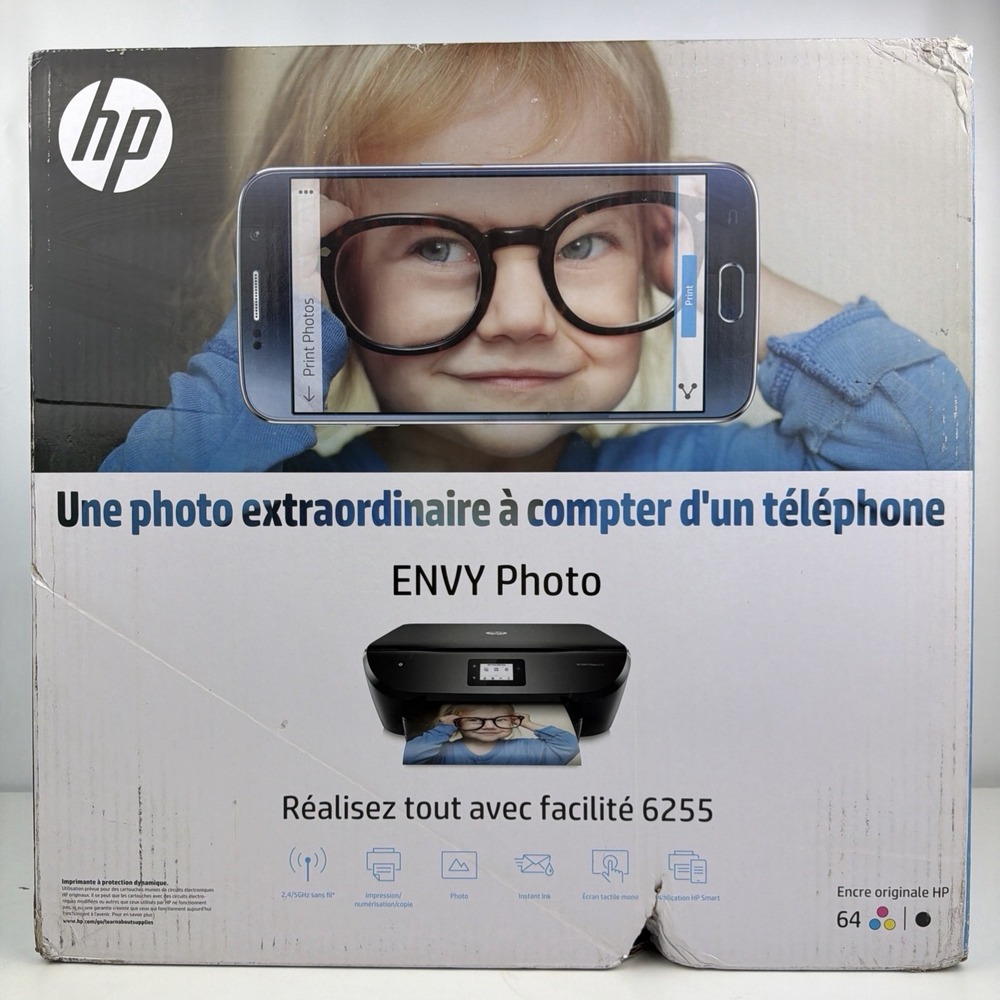 HP ENVY 6255 Wireless All-In-One Printer | Scan Copy Photo | NEW